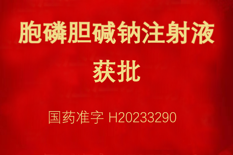 热烈祝贺胞磷胆碱钠注射液等3个产品获得注册批准